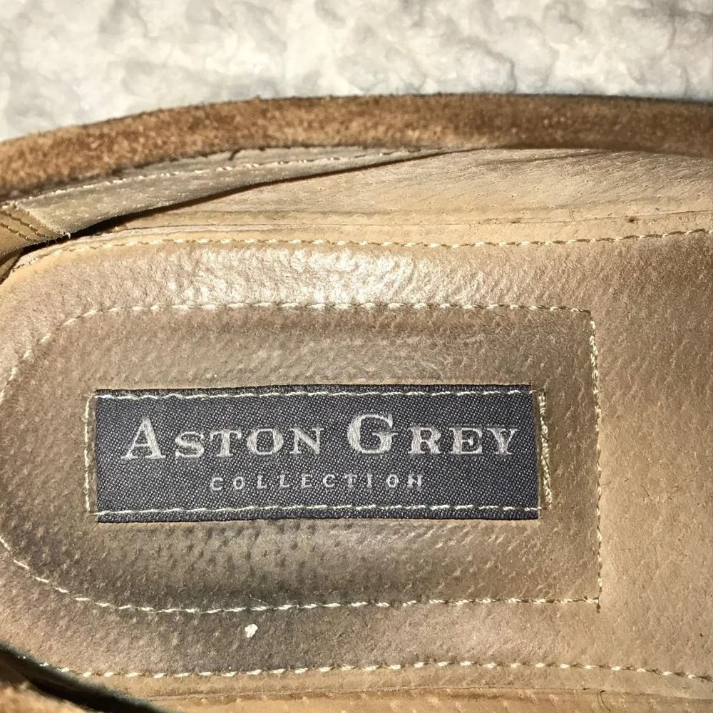 Aston Grey scadicci penny loafers size 9‎